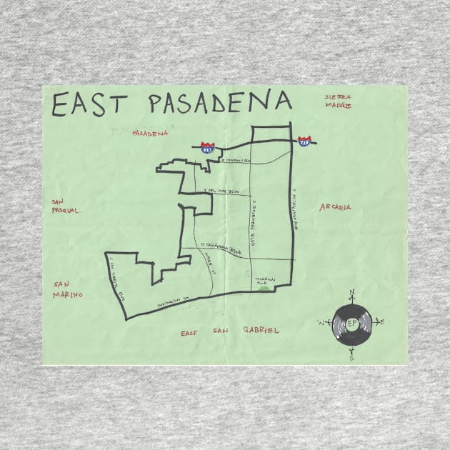 East Pasadena by PendersleighAndSonsCartography